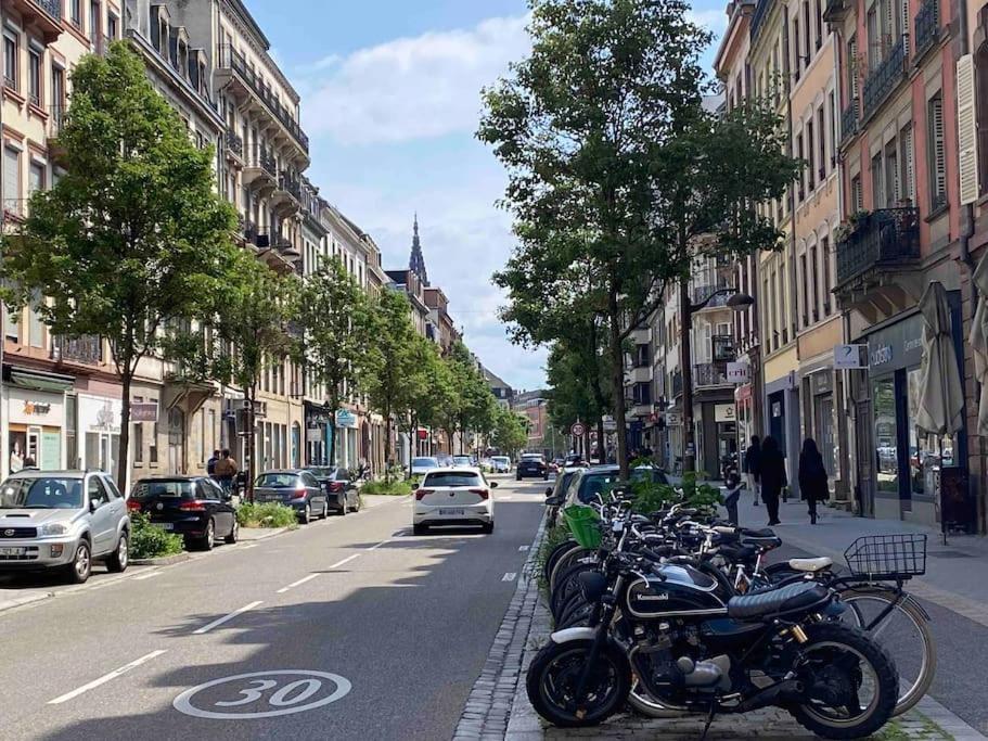 Charmant Duplex Privatise, Climatise, 2 Chambres Strasbourg Exterior foto